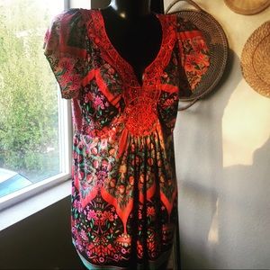 Bright Beautiful Boho Blouse